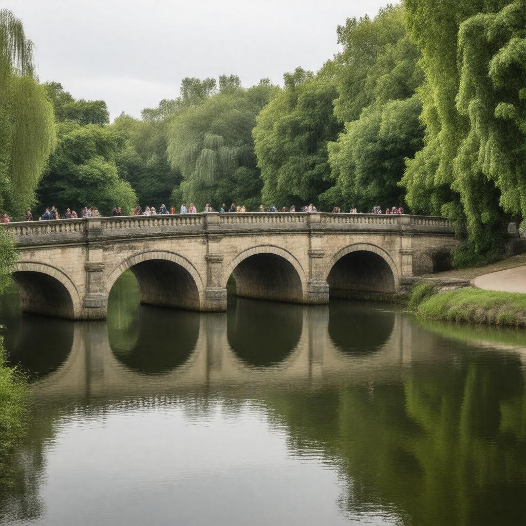 Click to view larger image AI-created image of Serpentine Bridge