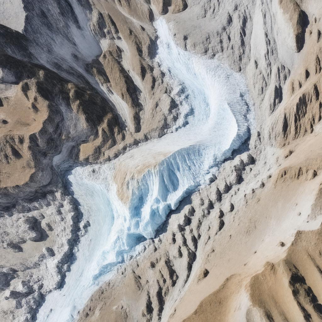 AI-created image of Serpentine Glacier