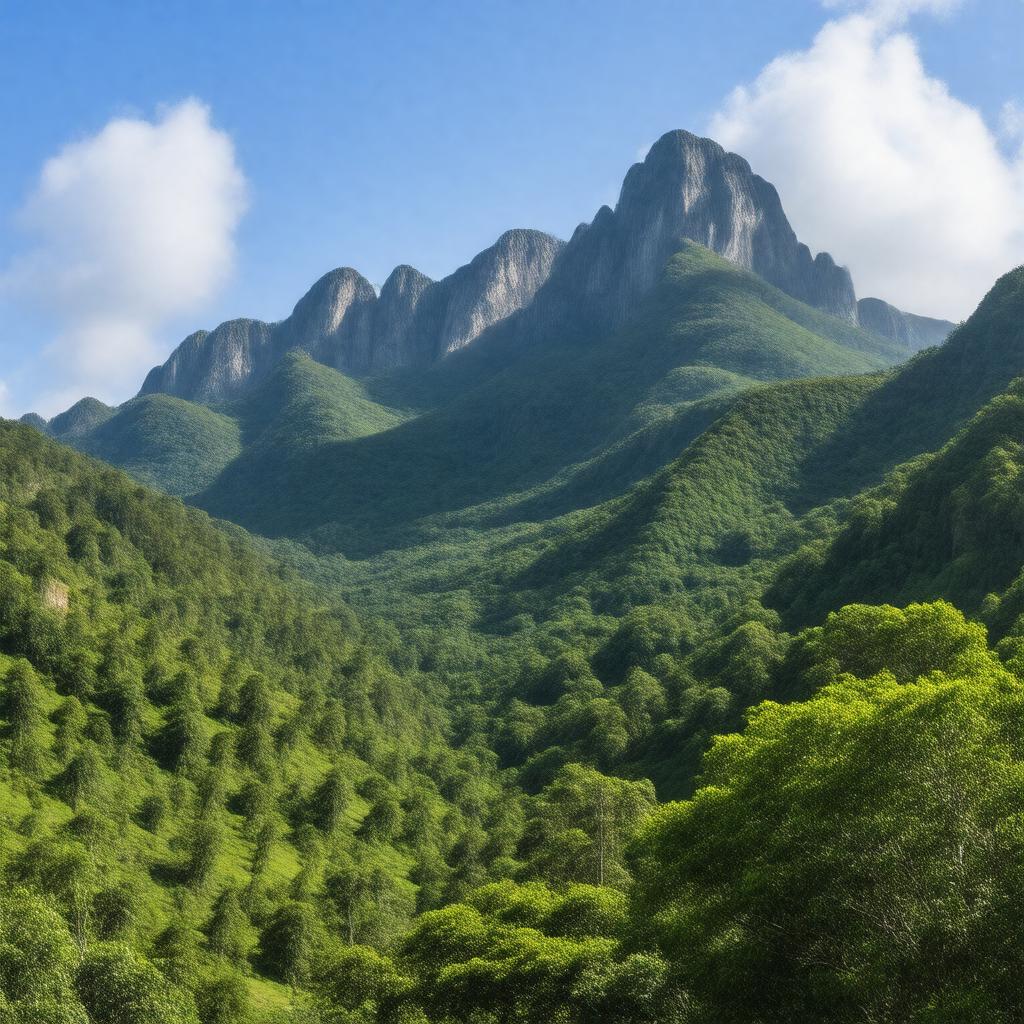 AI-created image of Serra da Mantiqueira