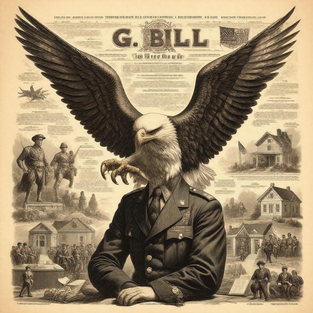 AI-created image of Servicemen's Readjustment Act of 1944