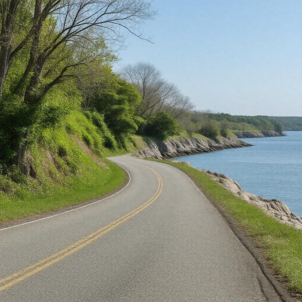 AI-created image of Sesuit Neck Road