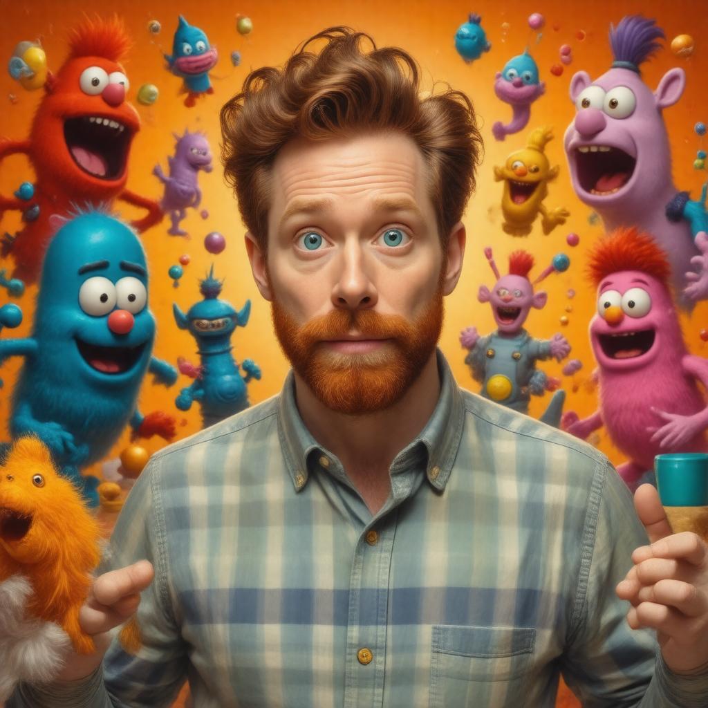 AI-created image of Seth Green
