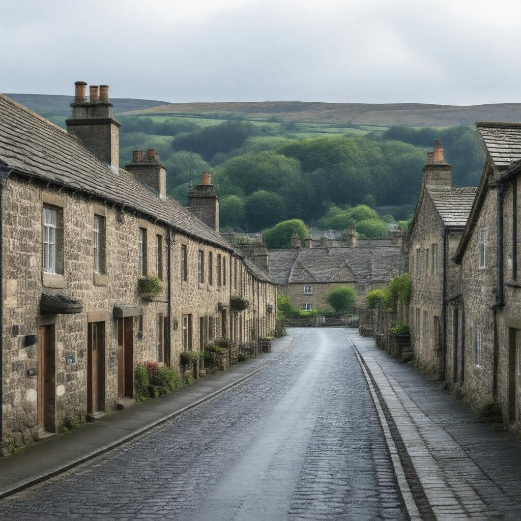 AI-created image of Settle, Yorkshire, England