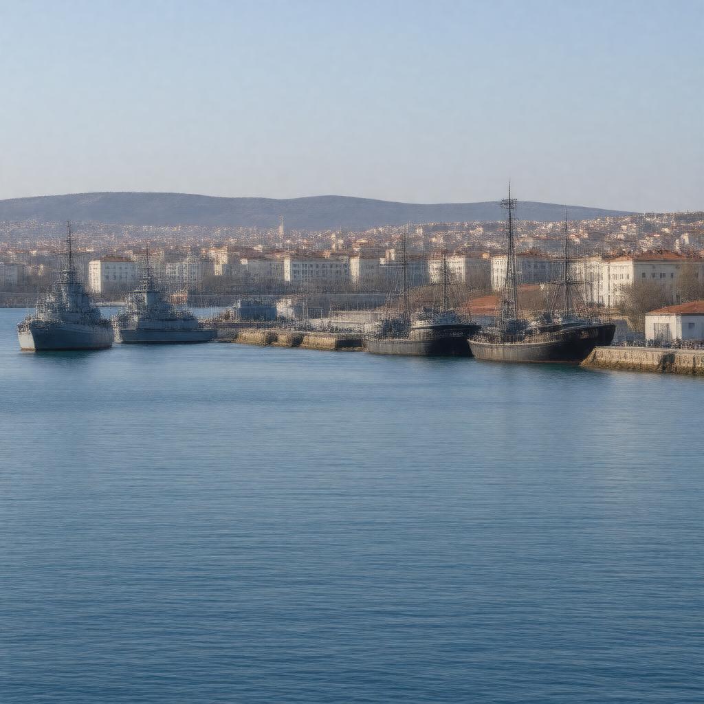 AI-created image of Sevastopol Bay