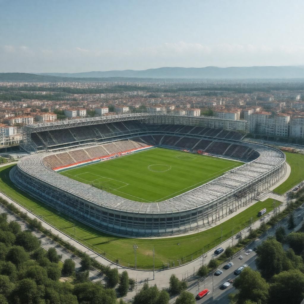 AI-created image of Sevastopol Stadium