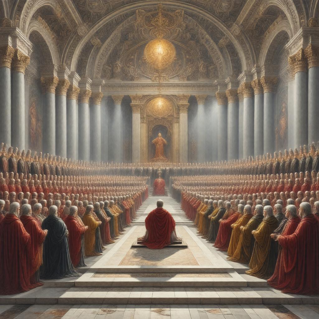 AI-created image of Seven Ecumenical Councils