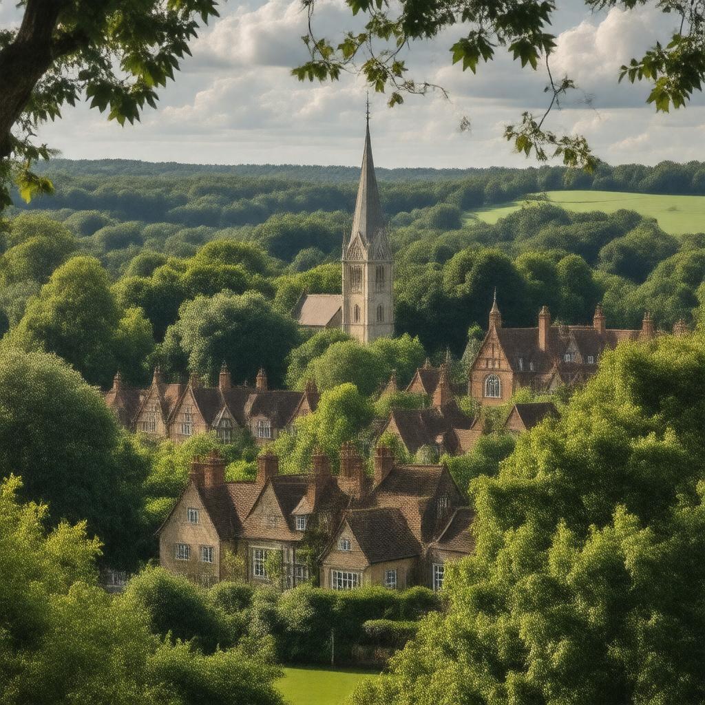 AI-created image of Sevenoaks, Kent, England