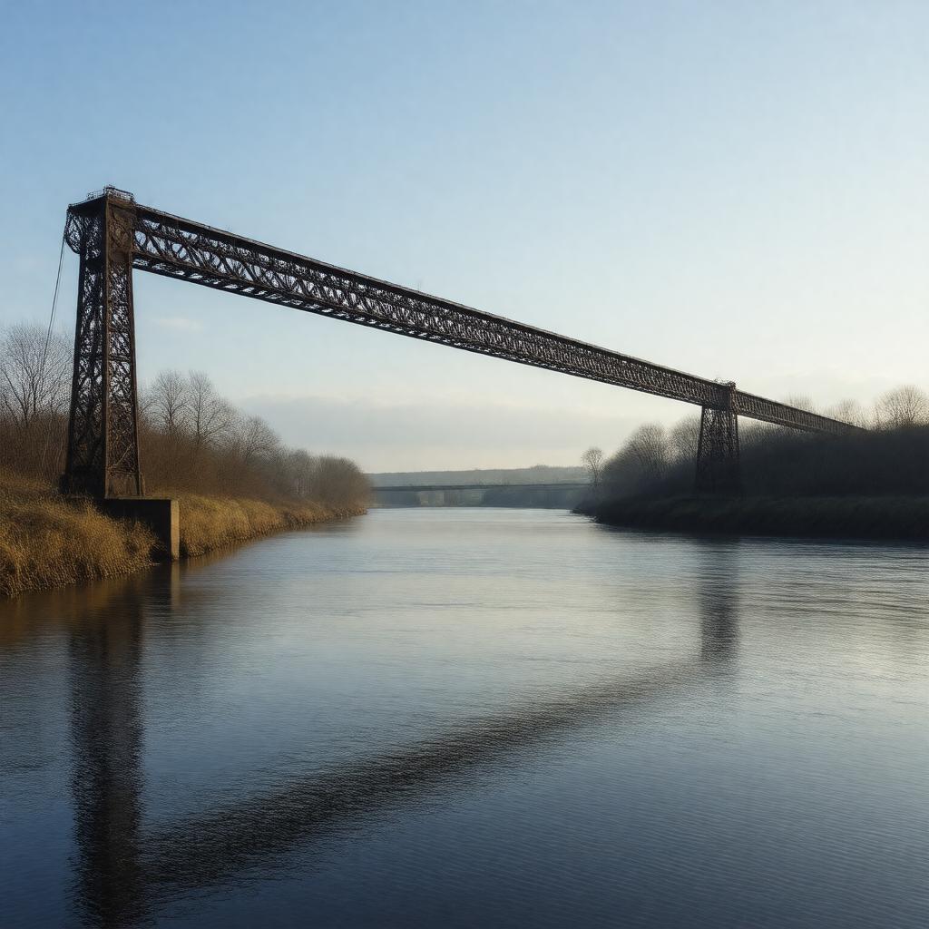 Click to view larger image AI-created image of Severn Railway Bridge