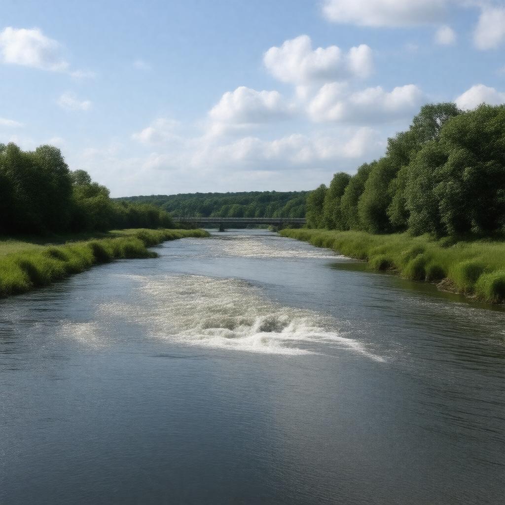 AI-created image of Severn River