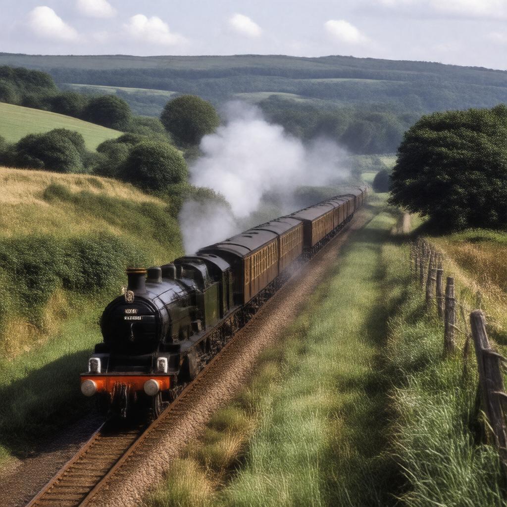 AI-created image of Severn Valley Railway