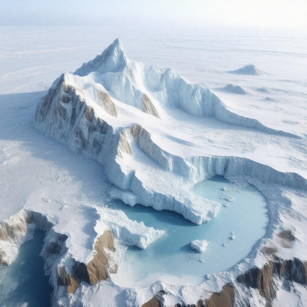 AI-created image of Severnaya Zemlya