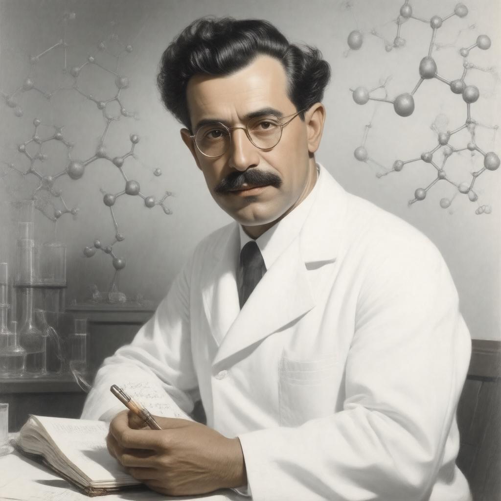 AI-created image of Severo Ochoa