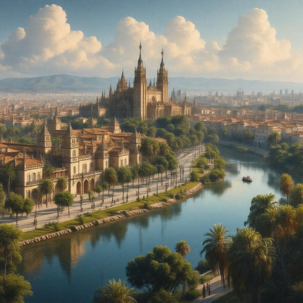AI-created image of Seville, Spain