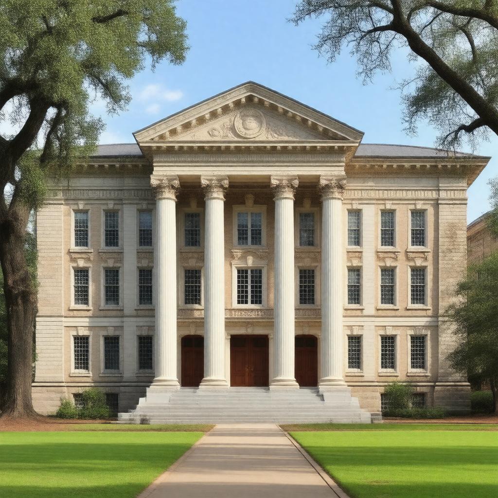 AI-created image of Sewall Hall