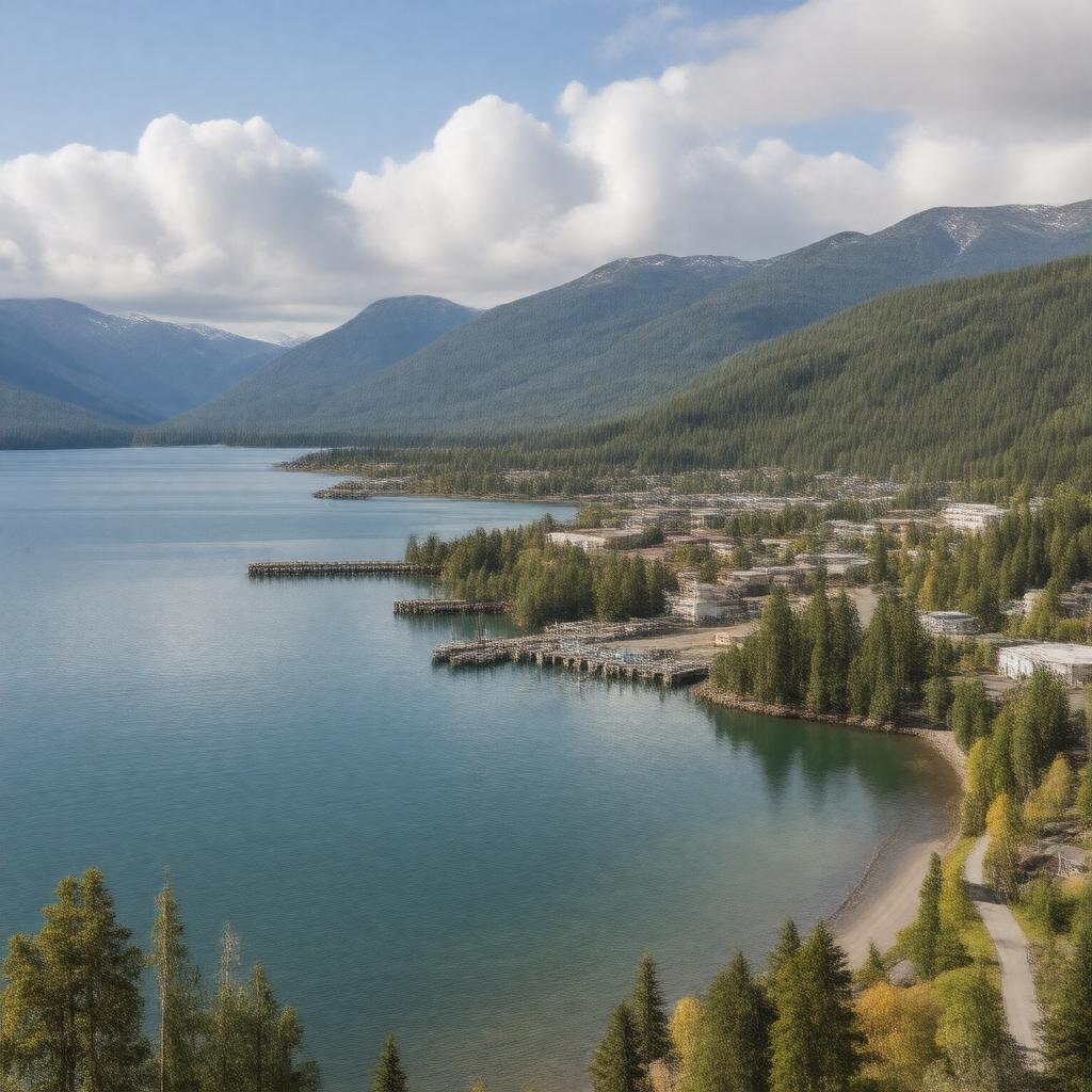 Click to view larger image AI-created image of Seward Harbor