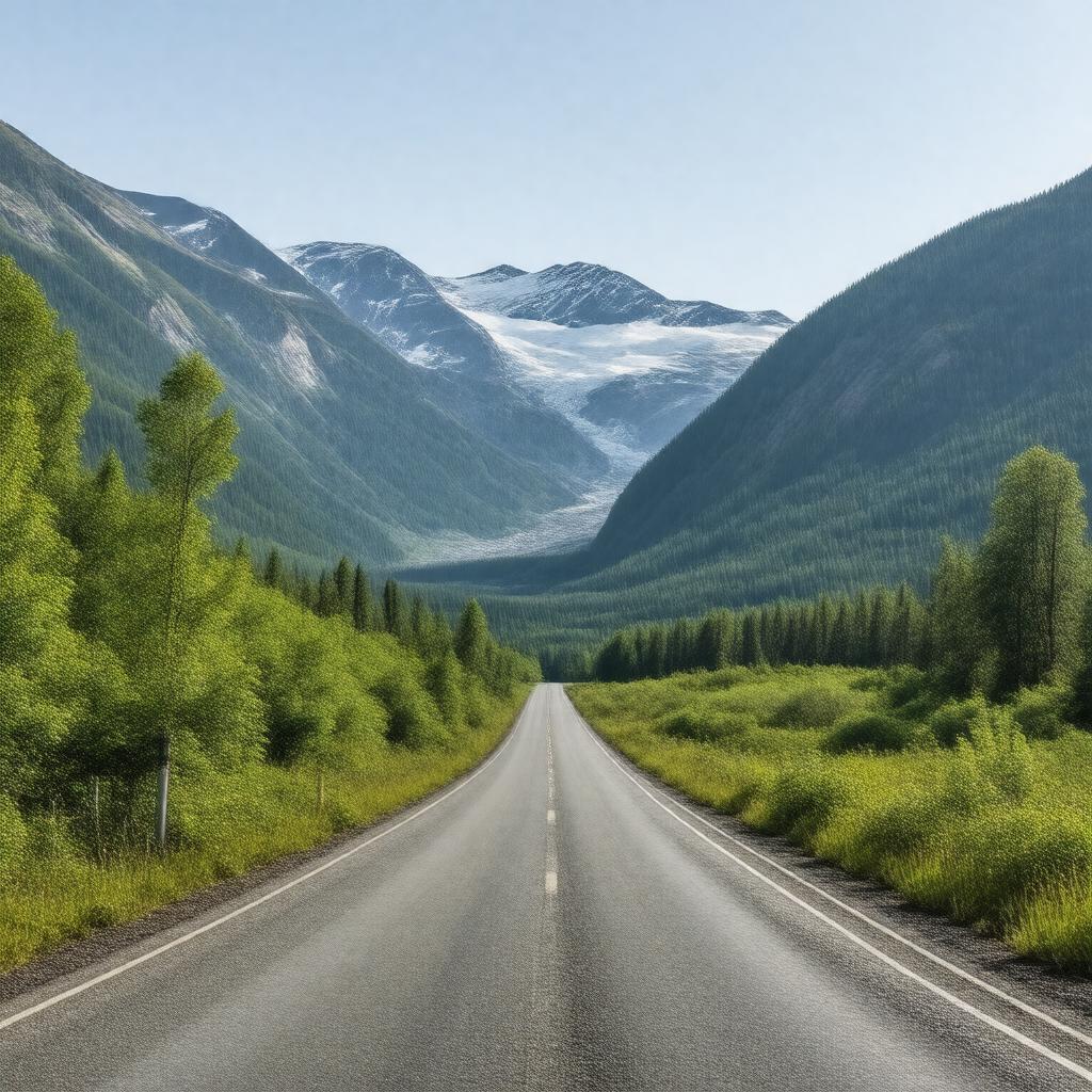 AI-created image of Seward Highway