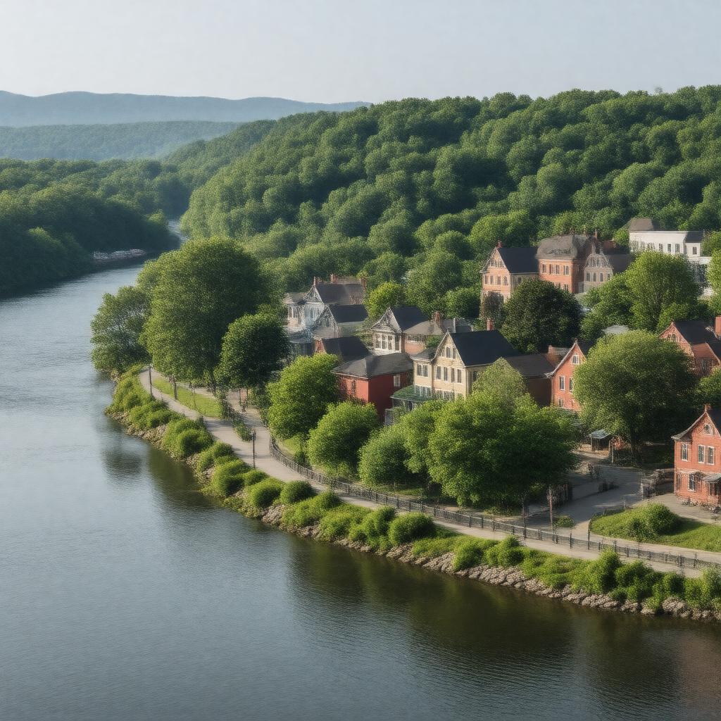 AI-created image of Sewickley, Pennsylvania, United States