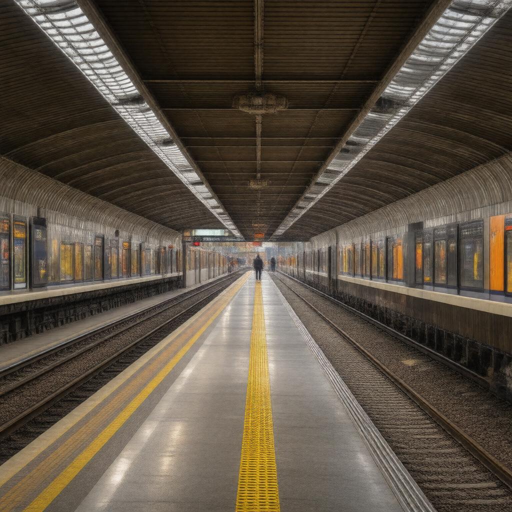 AI-created image of Shadwell Overground station