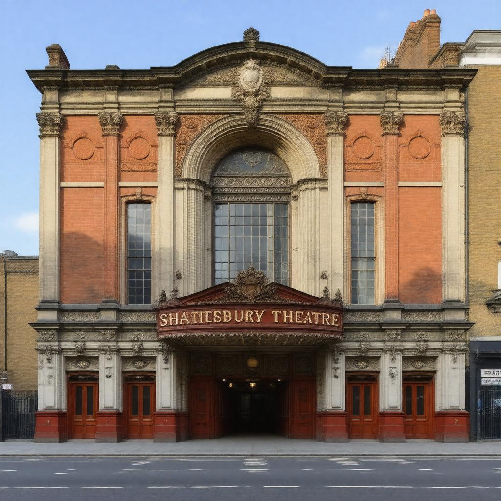AI-created image of Shaftesbury Theatre