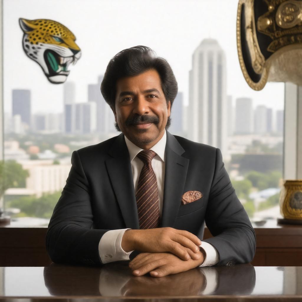 AI-created image of Shahid Khan