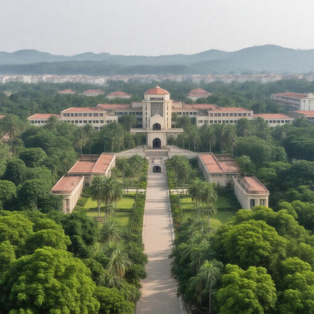 Click to view larger image AI-created image of Shahjalal University of Science and Technology