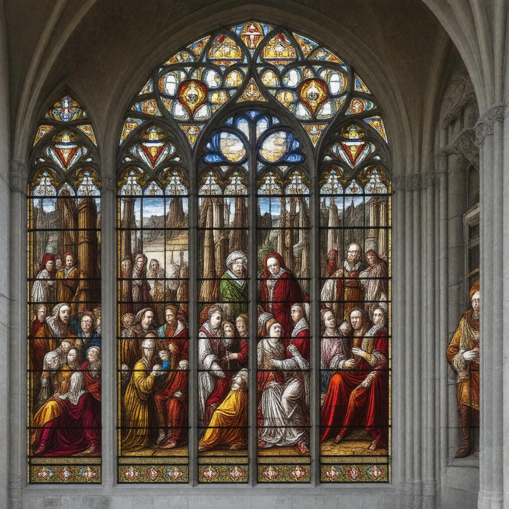 AI-created image of Shakespeare Memorial Window