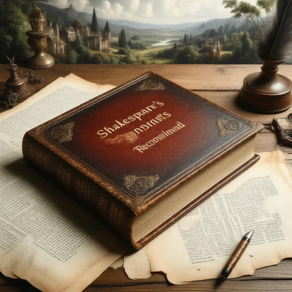 Click to view larger image AI-created image of Shakespeare's Sonnets Reconsidered