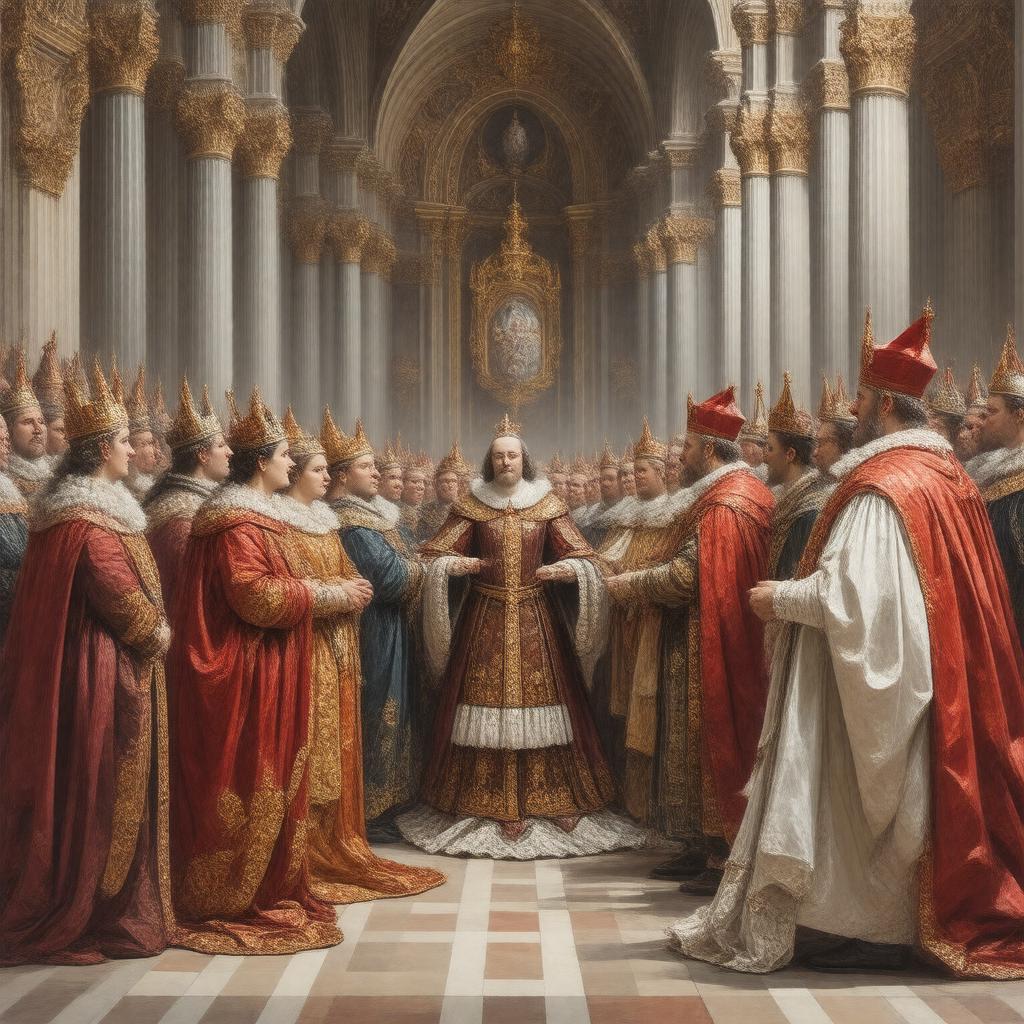 AI-created image of Shakespeare's play 'Henry VIII'