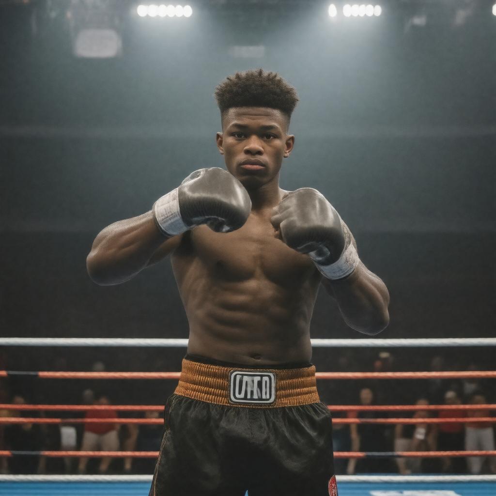 AI-created image of Shakur Stevenson