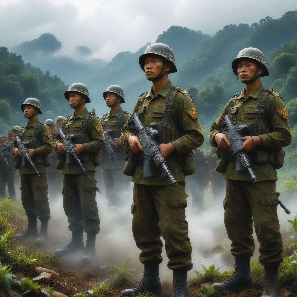 AI-created image of Shan State Army