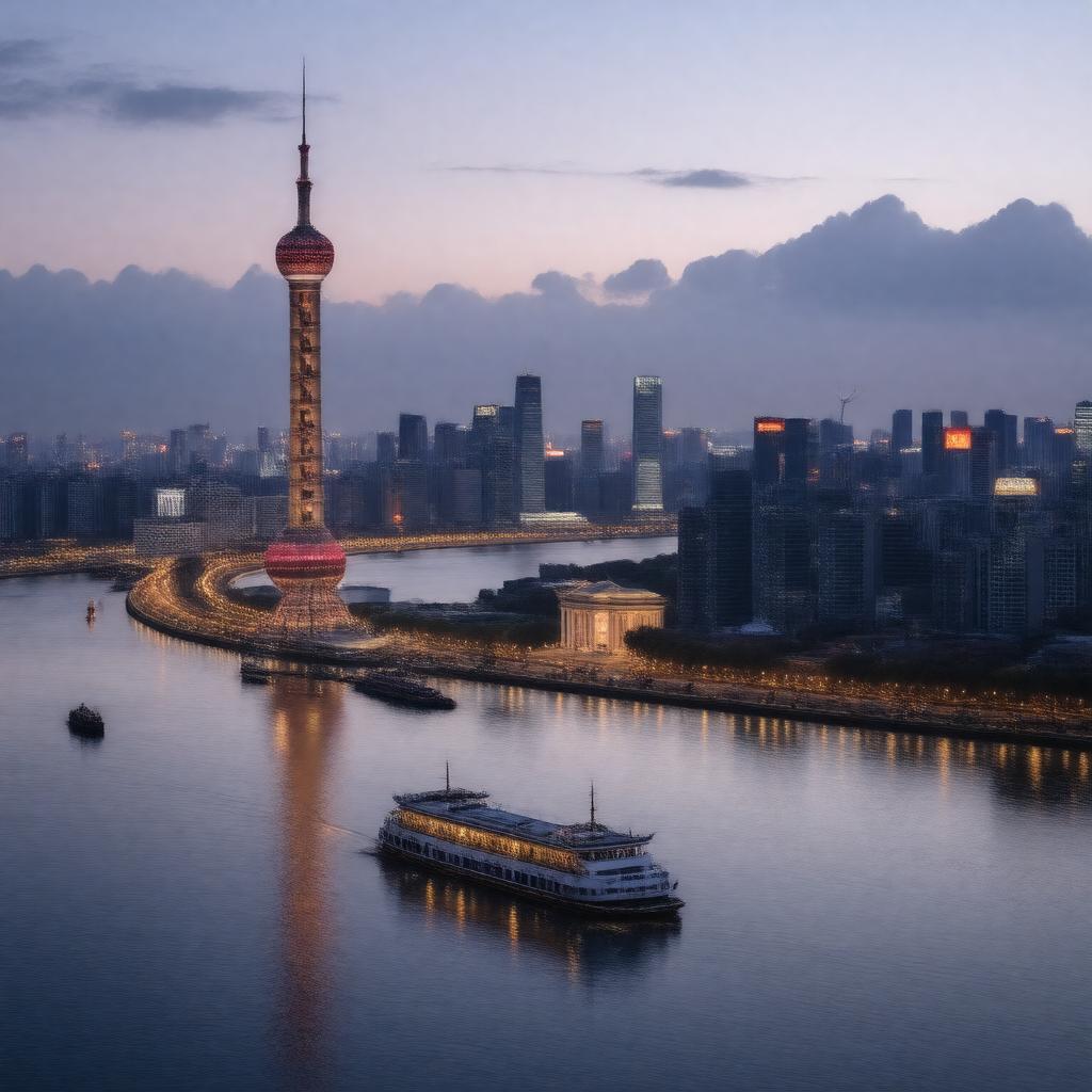 AI-created image of Shanghai