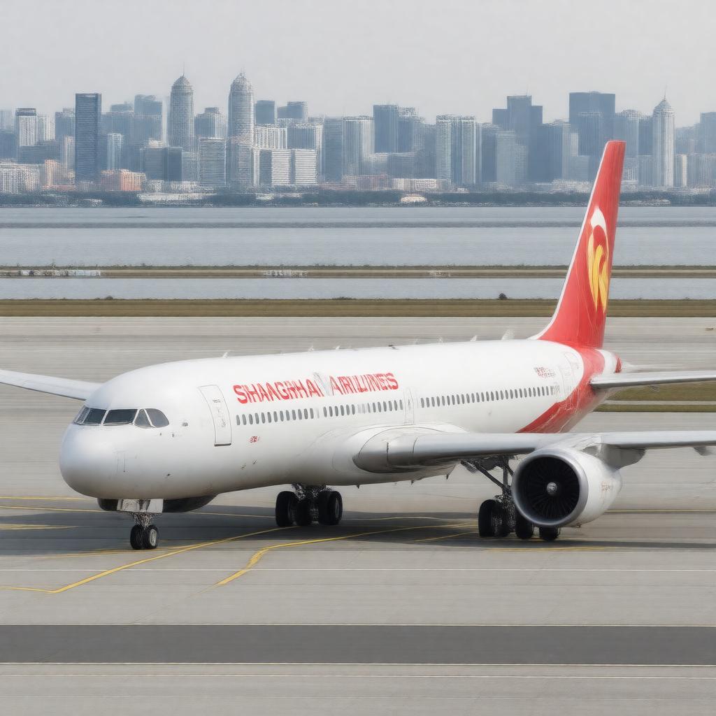 AI-created image of Shanghai Airlines