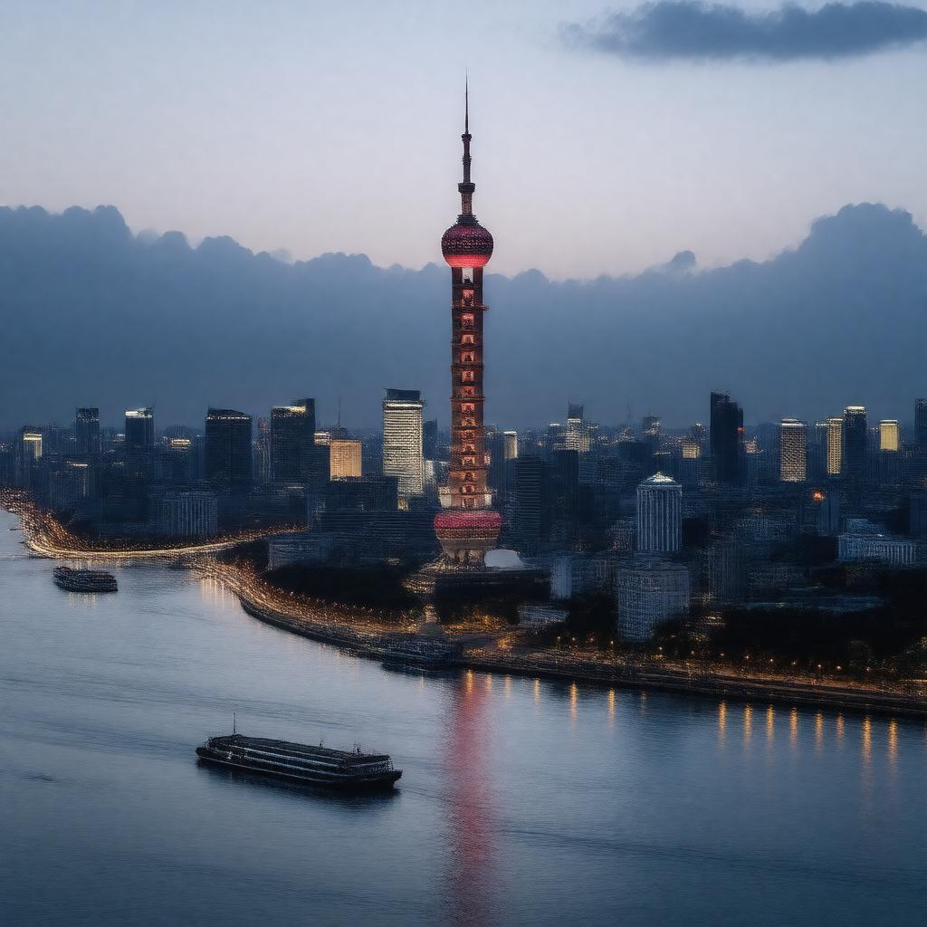AI-created image of Shanghai, China