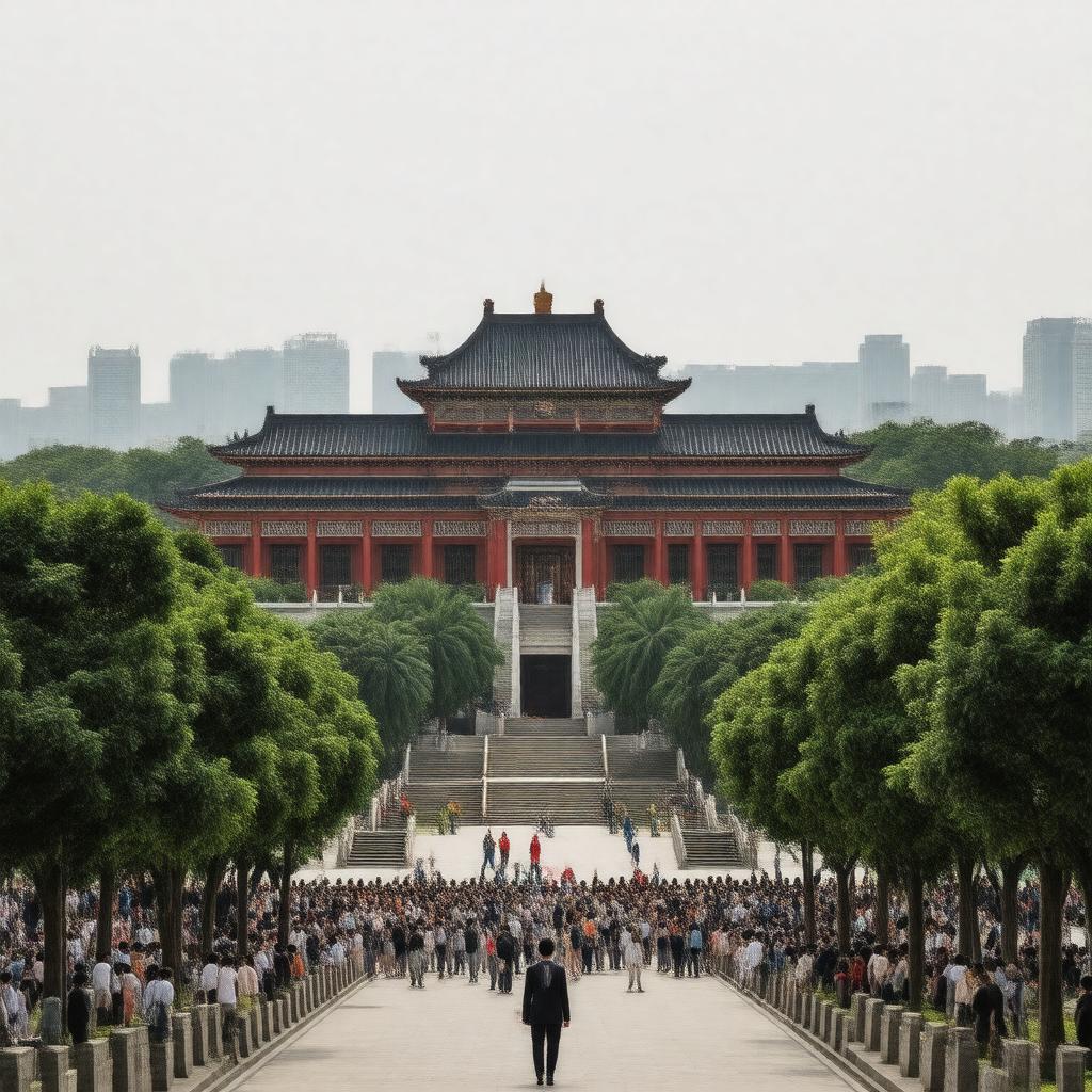 AI-created image of Shanghai Jiao Tong University