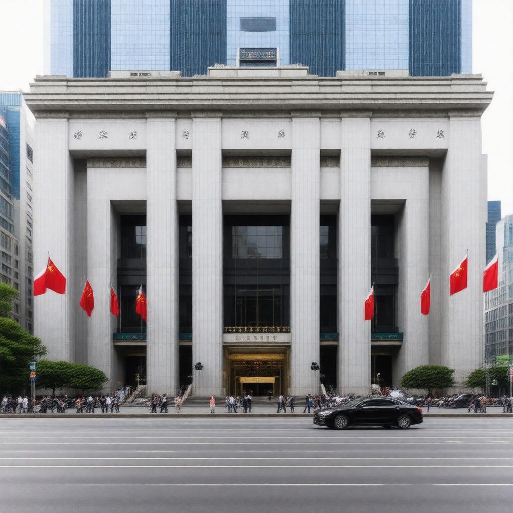 AI-created image of Shanghai Stock Exchange