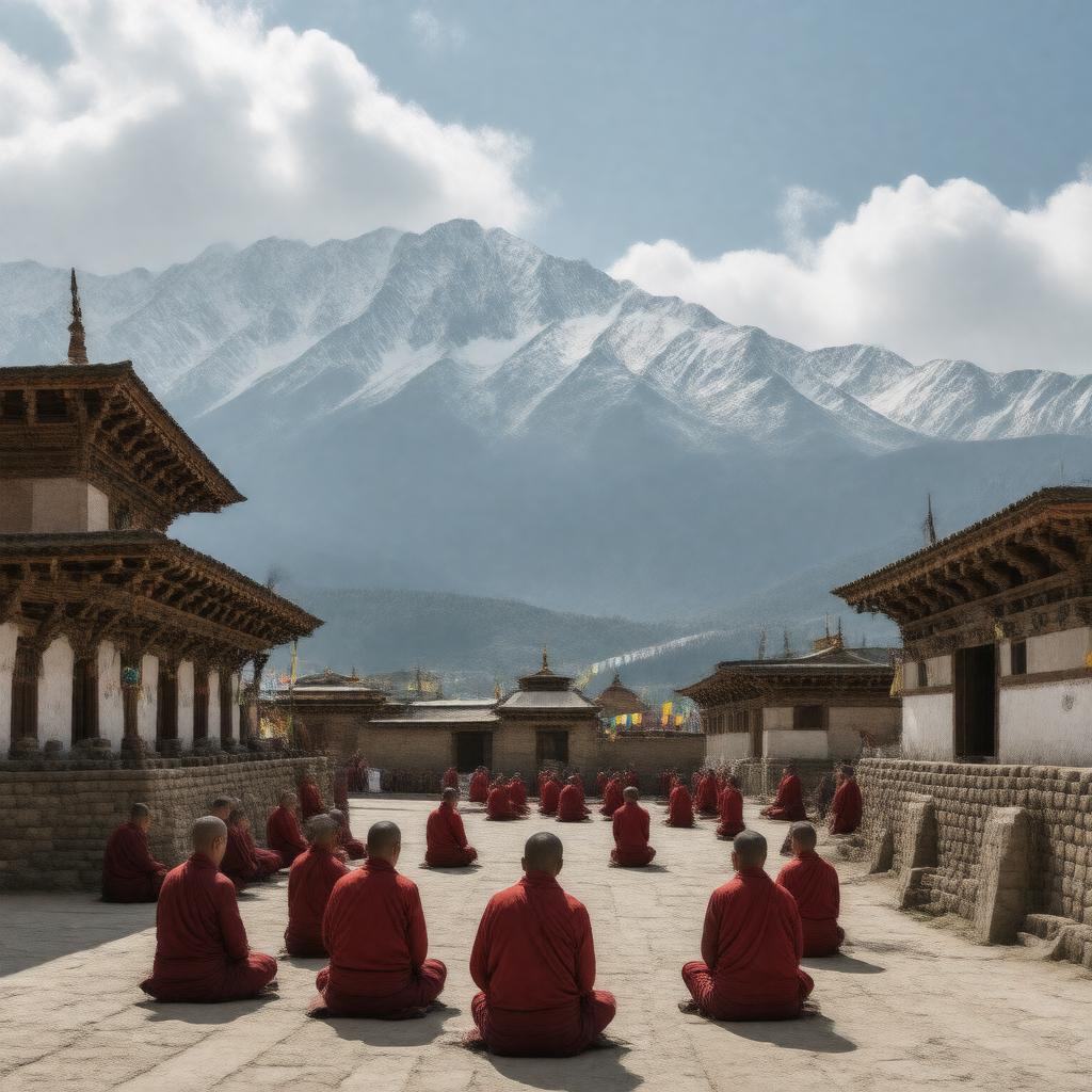 AI-created image of Shangpa Kagyu