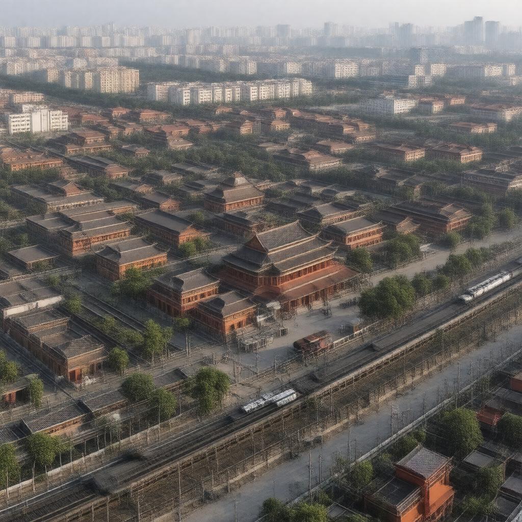 AI-created image of Shangqiu, China