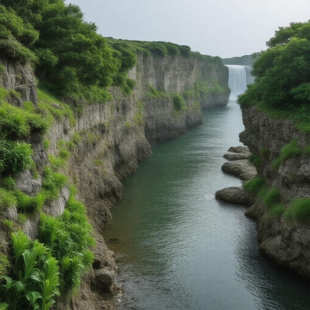 AI-created image of Shanklin Chine