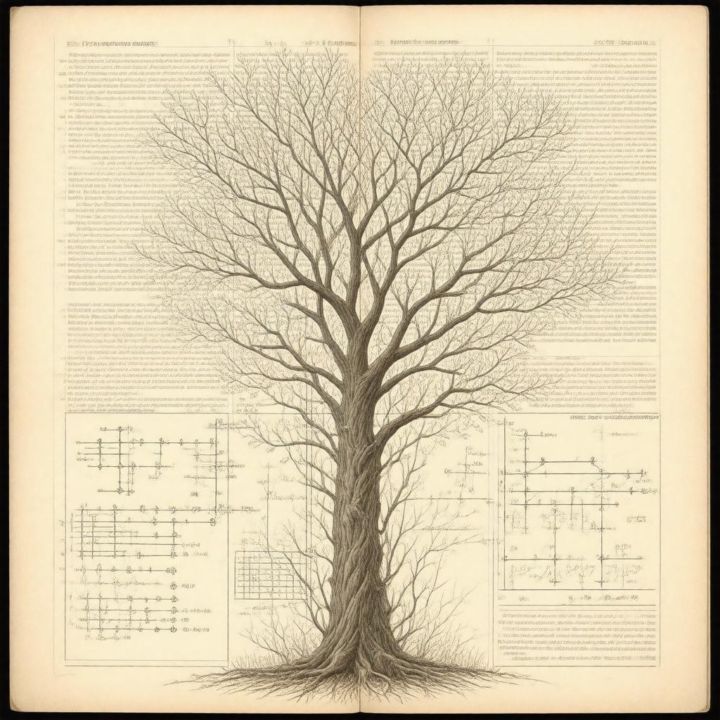 Click to view larger image AI-created image of Shannon–Fano coding