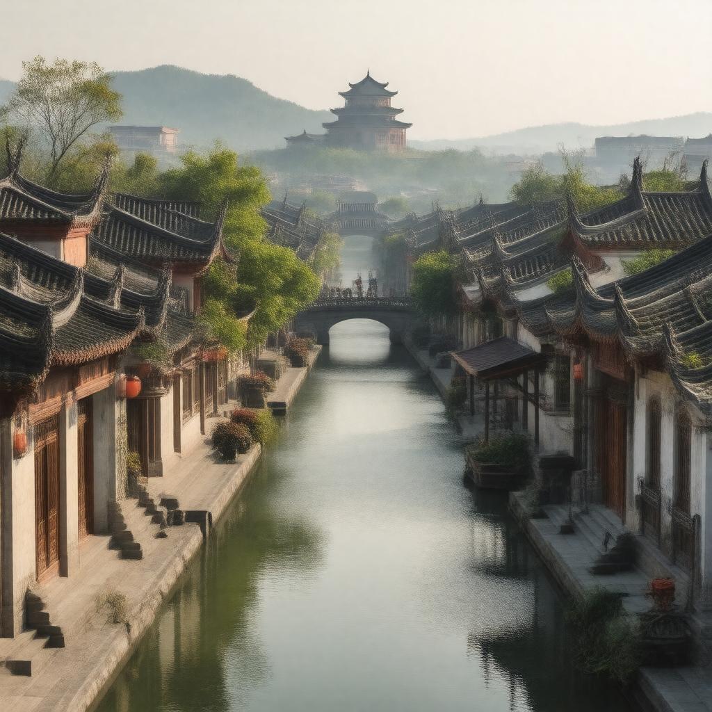 Click to view larger image AI-created image of Shantang Street