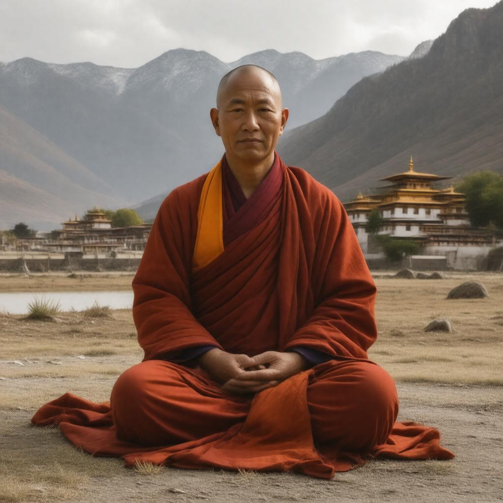 AI-created image of Shantarakshita