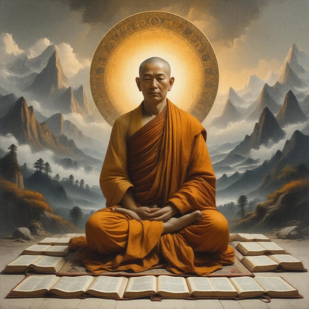AI-created image of Shantideva
