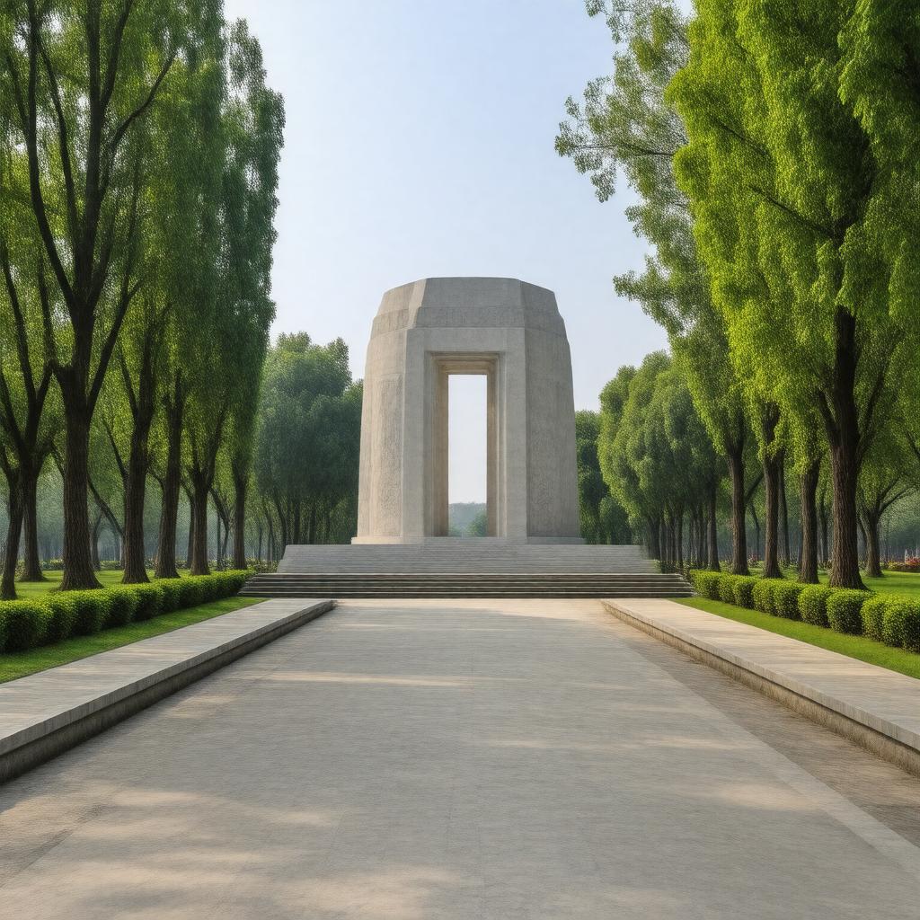 AI-created image of Shantivan, New Delhi