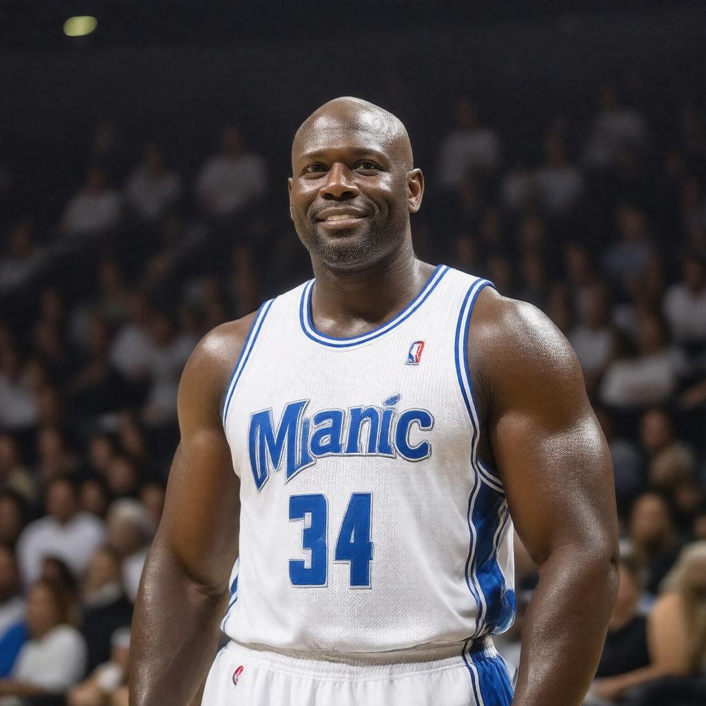 AI-created image of Shaquille O'Neal