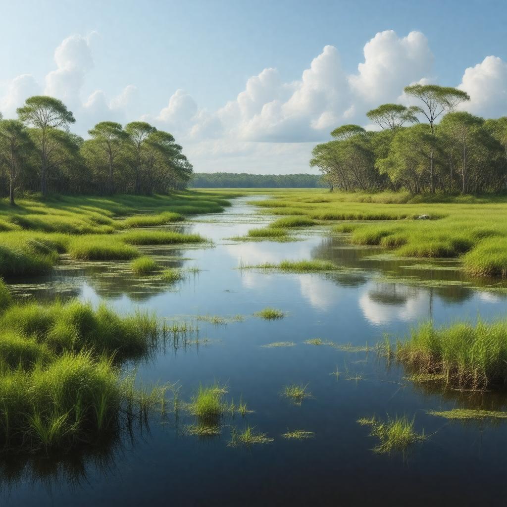 AI-created image of Shark River Slough