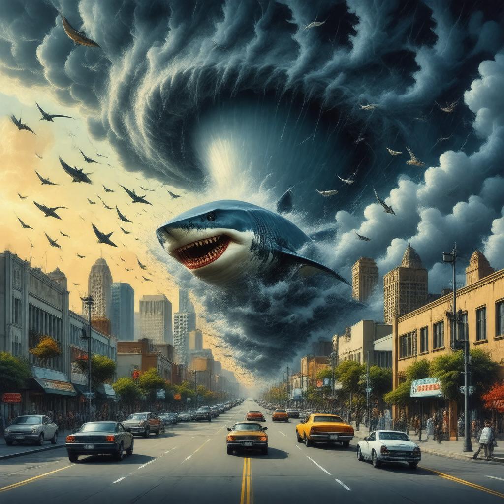 AI-created image of Sharknado