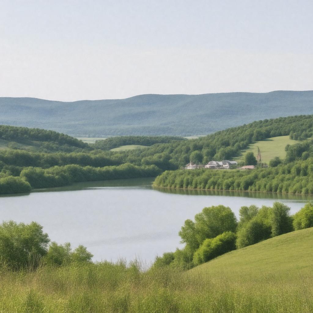 AI-created image of Sharp County, Arkansas