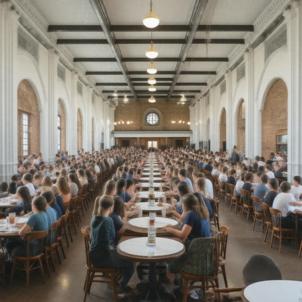 AI-created image of Sharpe Refectory