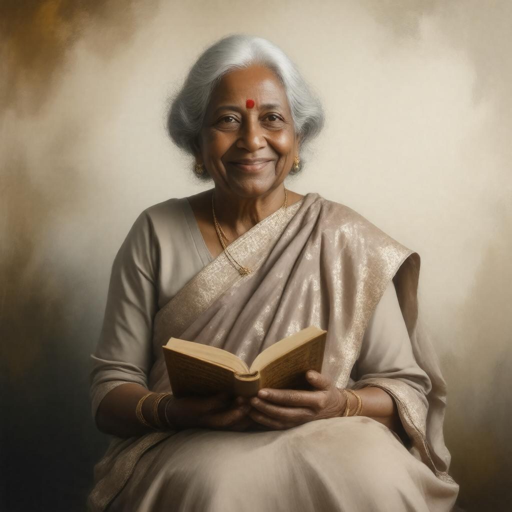 AI-created image of Shashi Deshpande