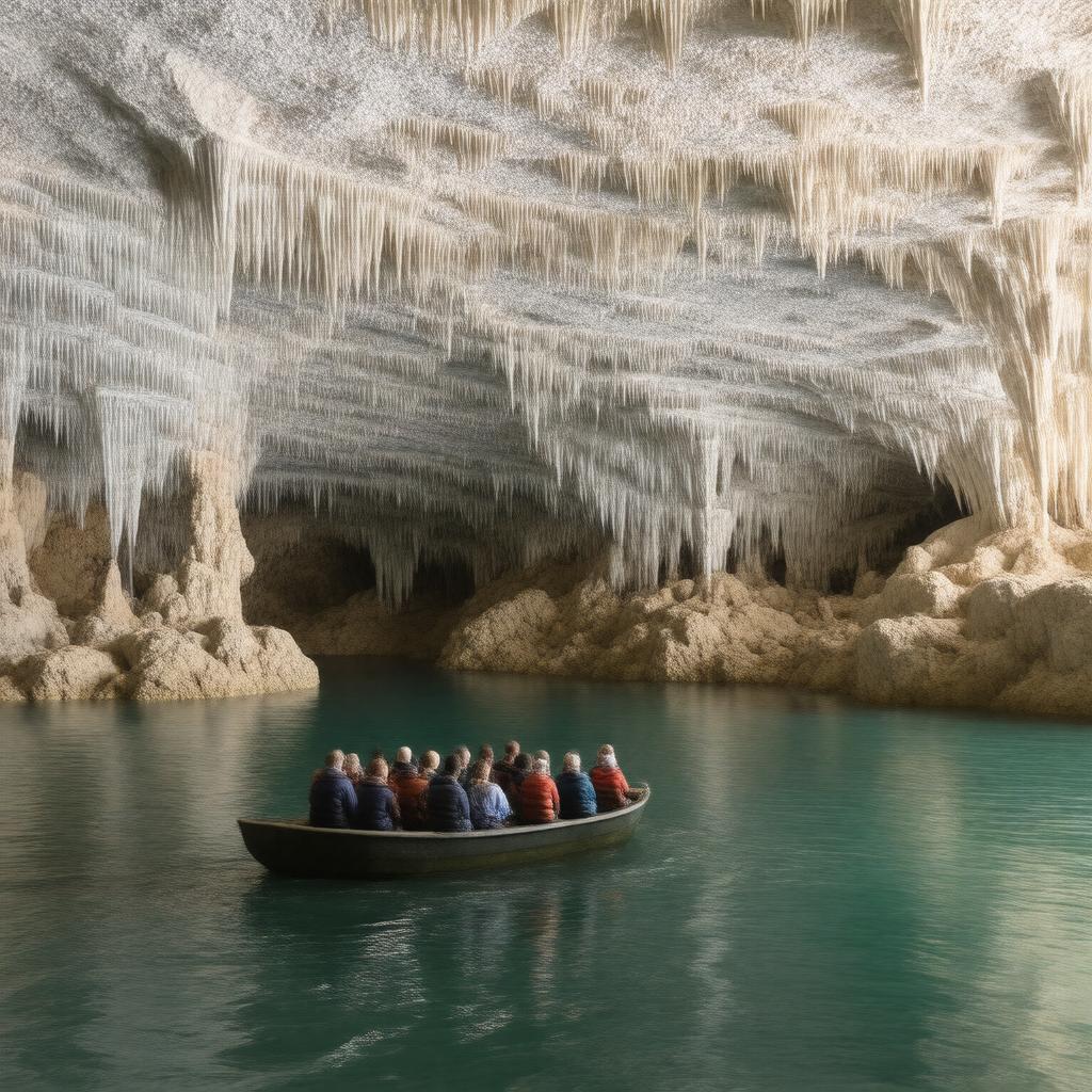 AI-created image of Shasta Caverns